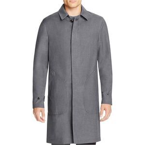 Todd Synder Mens Double Face Trench Coat, Grey, NWT